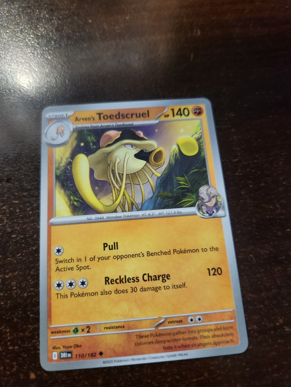 Arven's Toedscruel 110/182 Sv10: Destined Rivals Regular